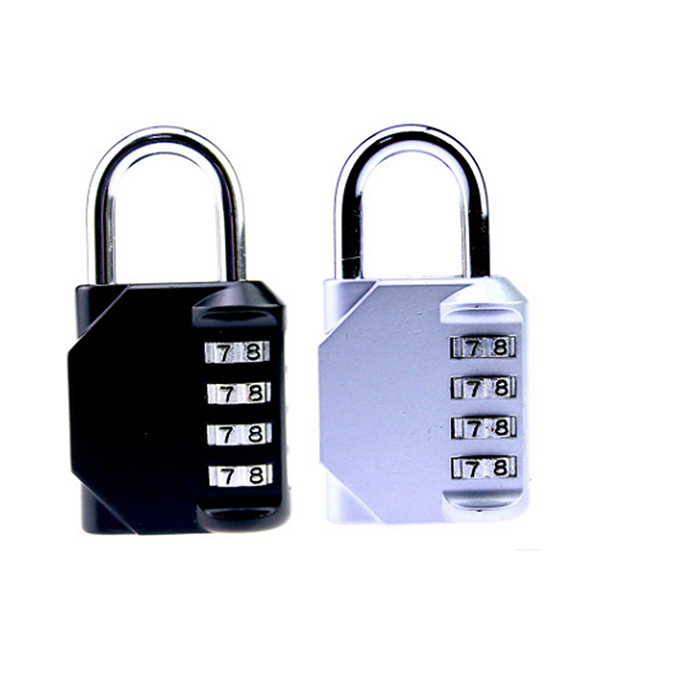 FS6031 KE002 Brass Combination Padlock 4-Digit Code Lock Brass Luggage Password Padlock Digital Lock Locks