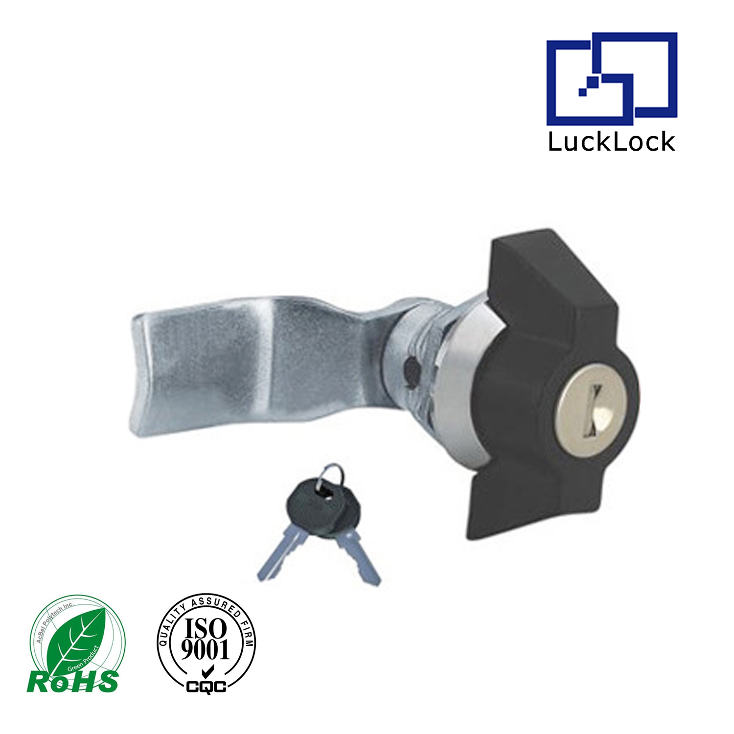 FS2096 hot sales waterproof PA wing handle Cabinet wing knob quarter turn Cam locks for Mail -boxes lock post boxes cabinet boxes