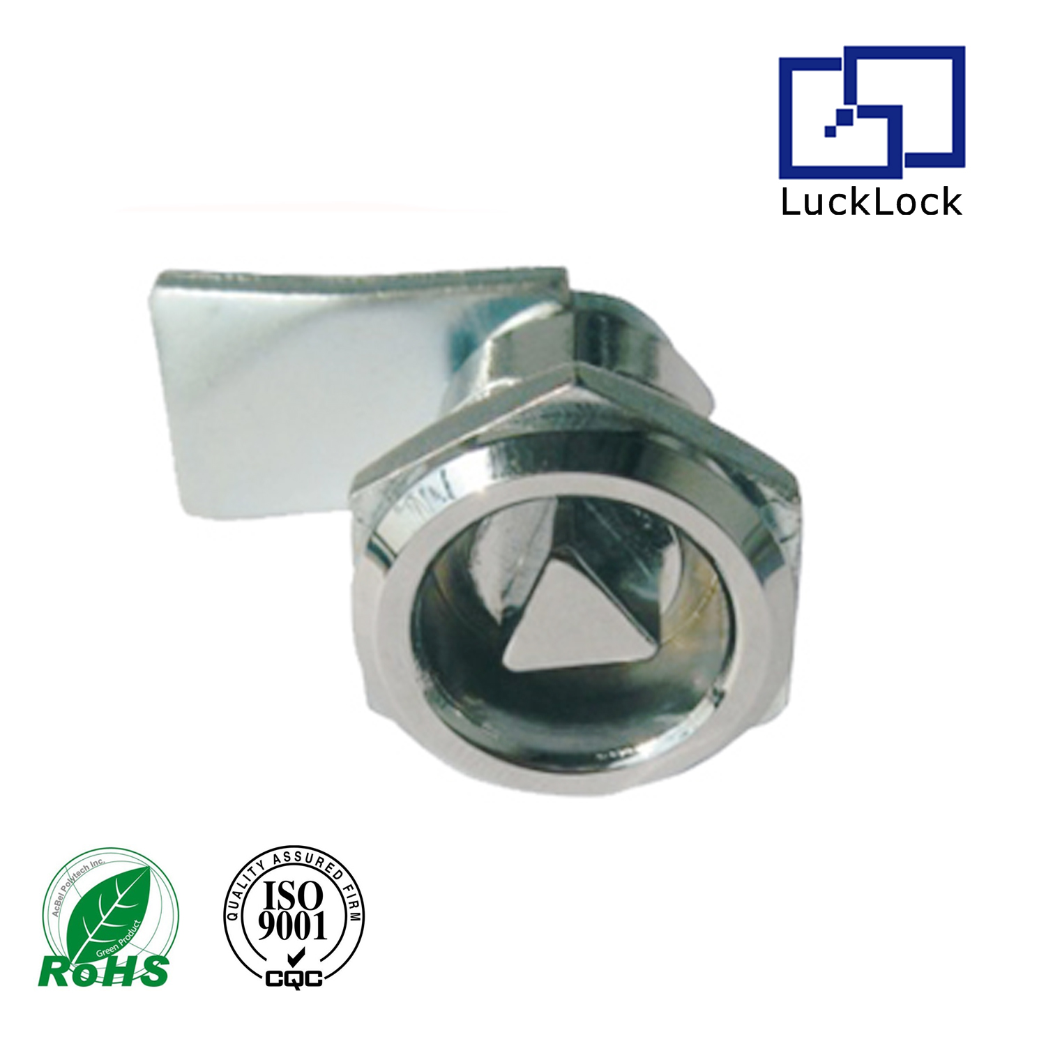 FS3096Triangle key inset compression latch lock with adjustable grip for Glass door Mail -boxes lock post boxes Panel cabinet boxes metal file cabinet locks for Electric Switchgear electronic enclosure 19” racks Railway Train
