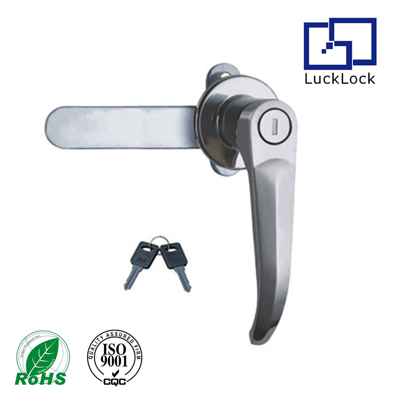 FS2406 Handle Lever Door with Lock For Furniture And Electrical Safe Cabinet Box