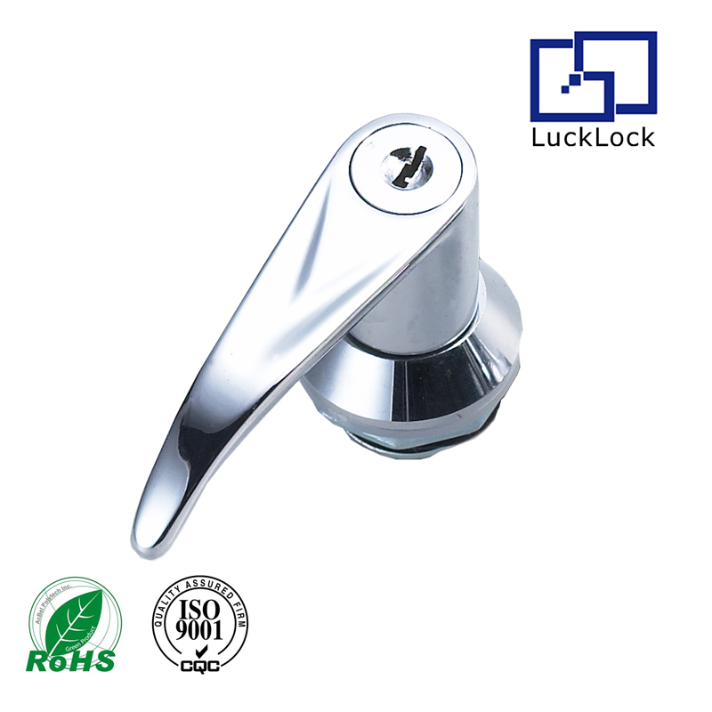 FS2003 Warehouse ZDC Handle Lever Lock For Furniture Door And Safe Enclousre Cabinet