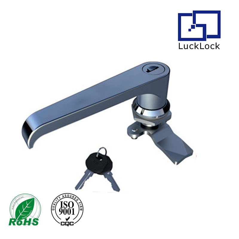 FS2348 Handle Lever Door with Lock For Furniture And Electrical Safe Cabinet Box