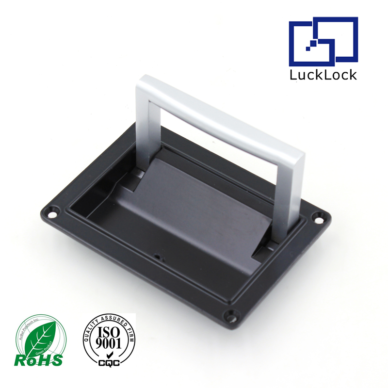 FS3082 Concealed Pull Pocket Handle With Surface Mount For Cabinet Use & Railway Door