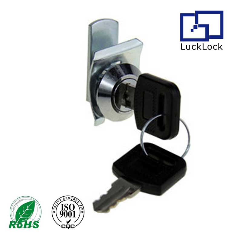 FS3216 GH10mm mini cam lock Quarter Turn Disc Cam Locks with Fixed Clip For Office Cabinet Door