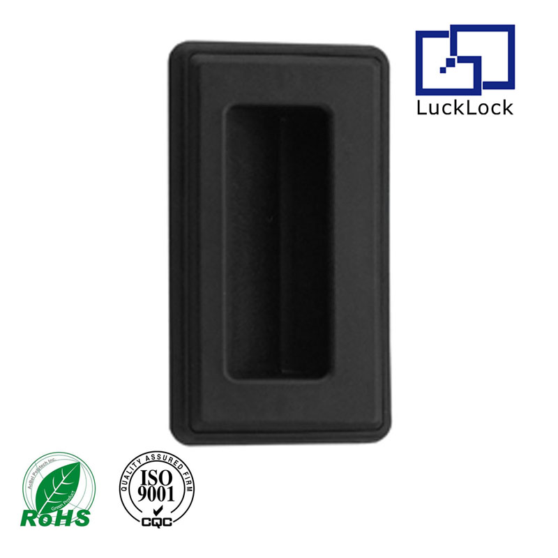 FS3496 Flush Pull Deep Pocket Door Handles With Lockable and Nonlockable Versions