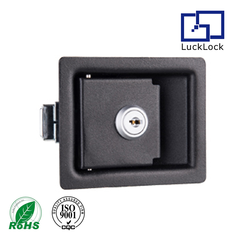 FS2413 Panel Door For Cabinet Lock With Handle And Paddle Lock For Cupboard