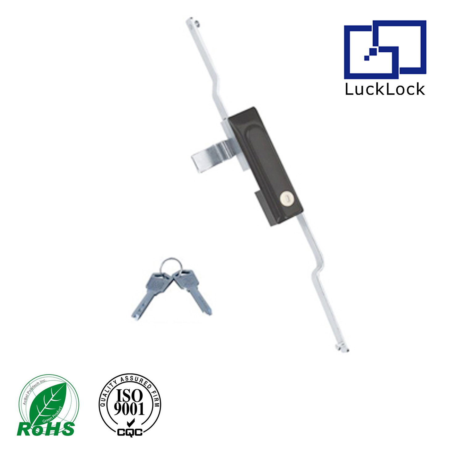 FS3185 Rod Control lock for cabinet and Network cabinets use 3 point lock swing handle rod lock