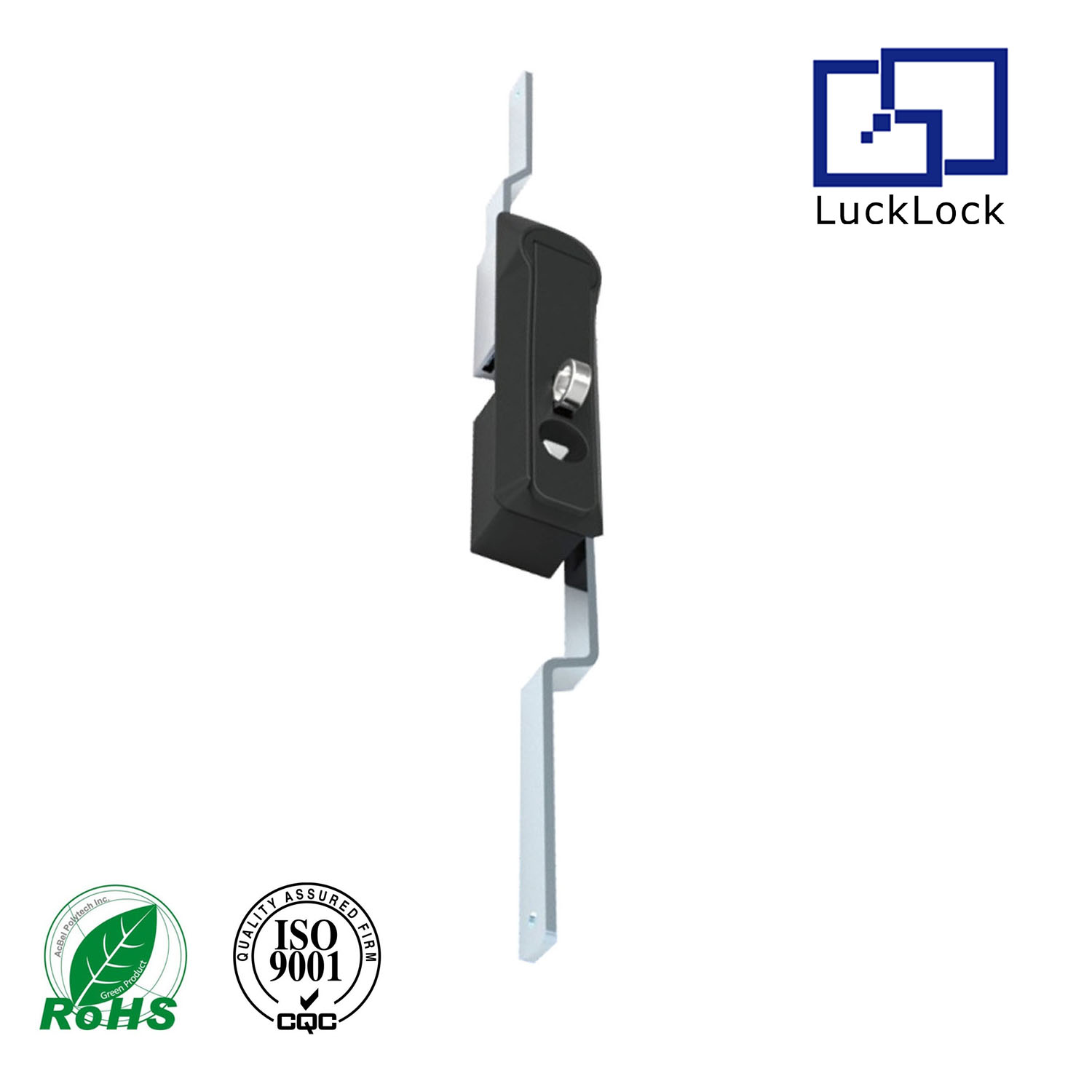 FS1253-1 Rod Control lock for cabinet and Network cabinets use 3 point lock swing handle rod lock with Padlock available .
