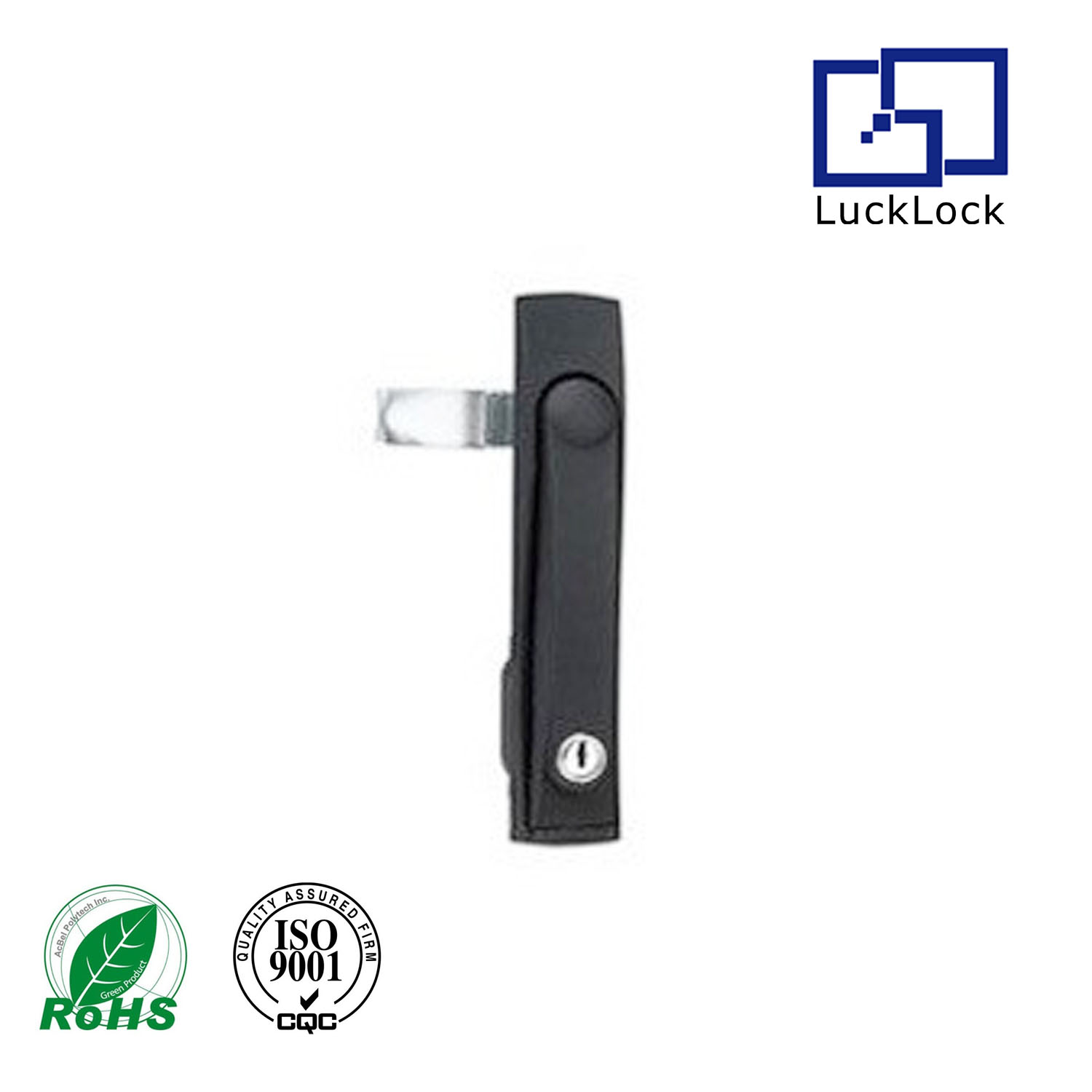 FS2240 PA6 Plastic lock body swing handle Rod Control lock for cabinet and Network cabinets use 3 point lock swing handle rod lock