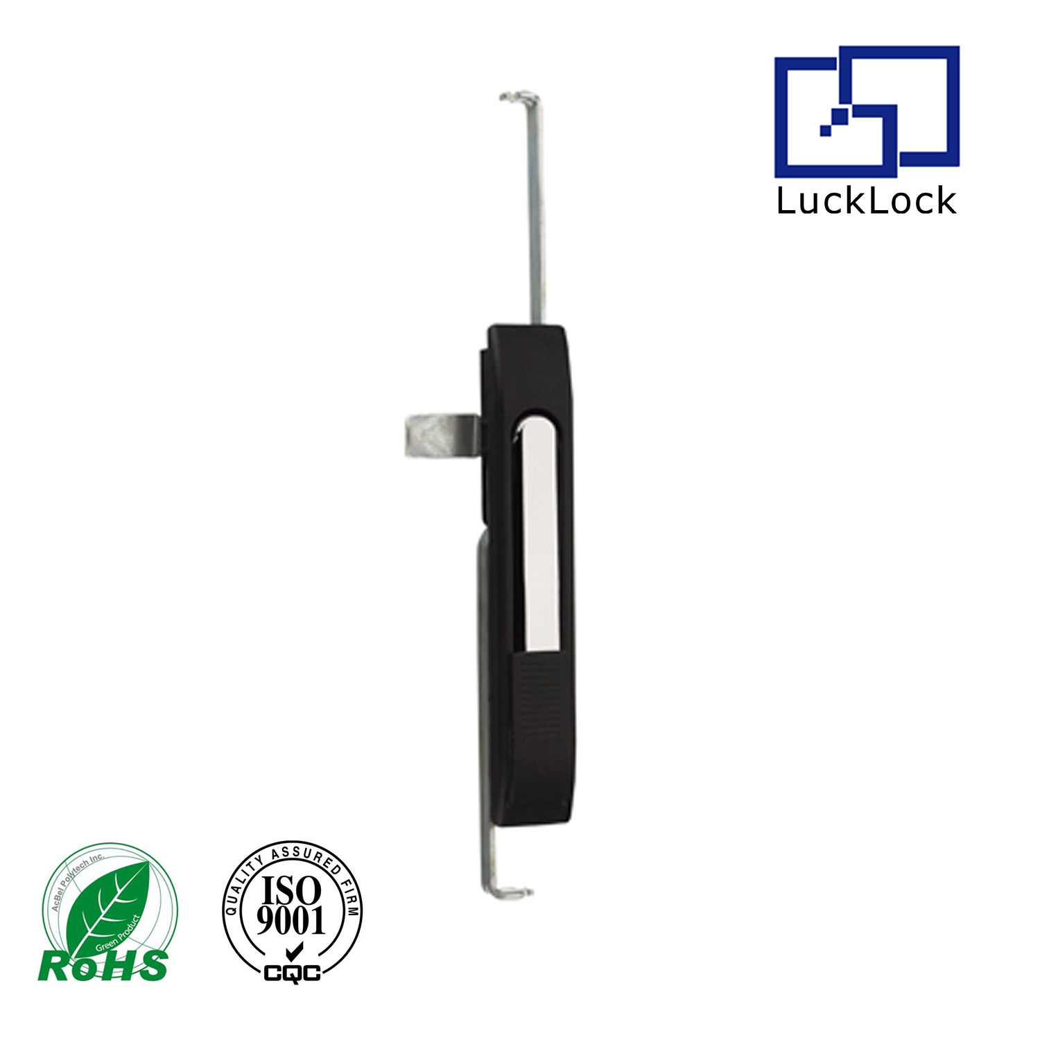 FS2317 PA6 Plastic lock body swing handle Rod Control lock for cabinet and Network cabinets use 3 point lock swing handle rod lock