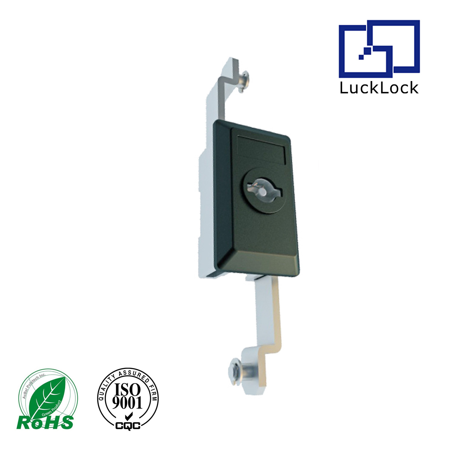 FS3173 PA6 Plastic lock body swing handle Rod Control lock for cabinet and Network cabinets use 3 point lock swing handle rod lock