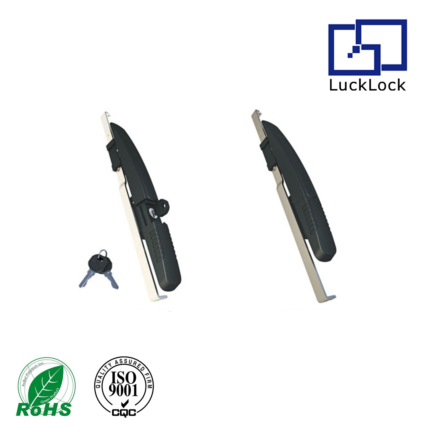 FS2318 PA6 Plastic lock body swing handle Rod Control lock for cabinet and Network cabinets use 3 point lock swing handle rod lock