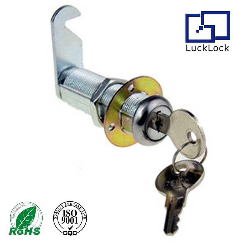 FS3211 Furniture Connector Cam Lock With Brass Key For Electrical Cabinet Door