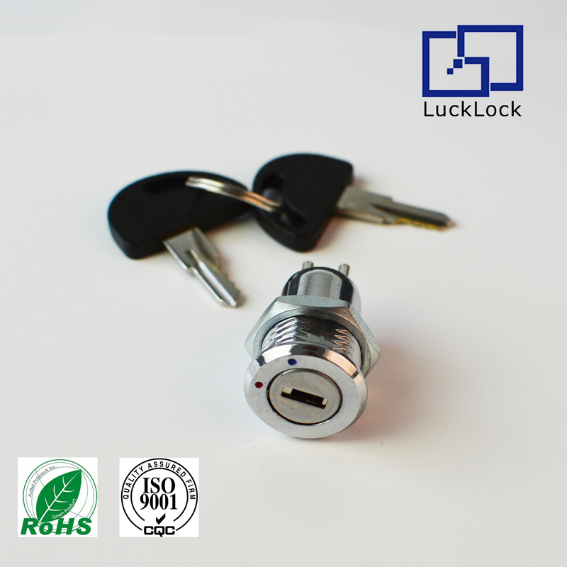 FS1266 12/16 19mm Diameter Electrical Panel Key Switch Lock