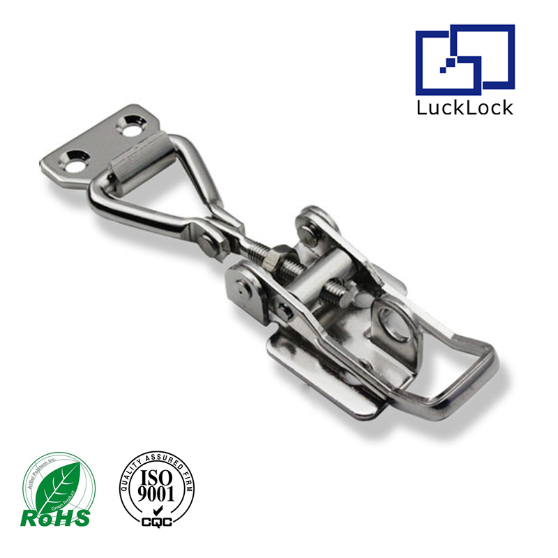 FS6158 Industrial Grade Stainless Steel Adjustable Toggle Latch with Lock Medium