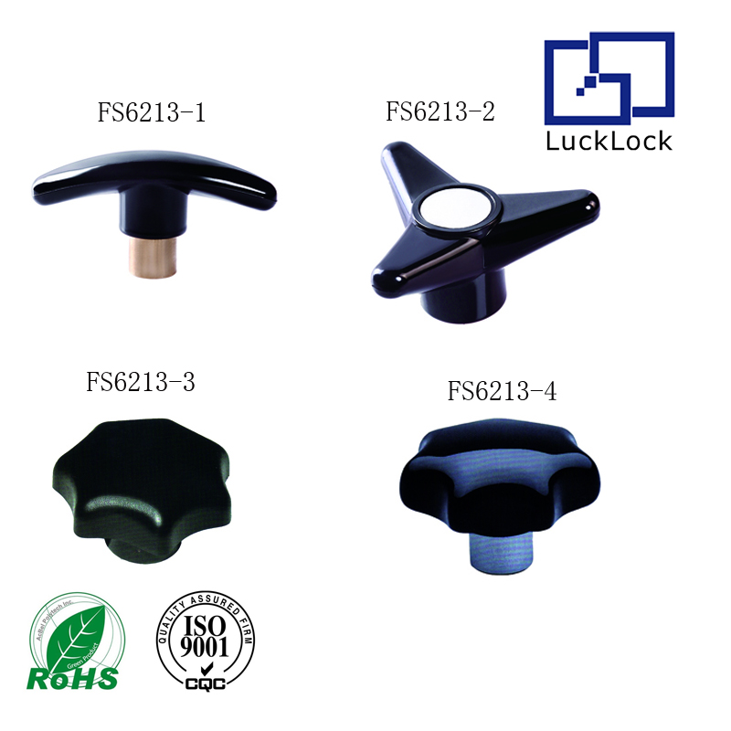 FS6213 Furniture Drawer Plastic T-Handles/Trangle Arrow Knobs/Seven Corner Knobs