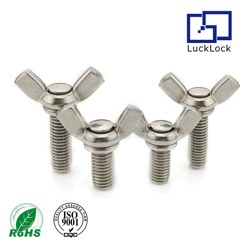 FS6225 316 Stainless Steel Butterfly Screw and Ingot Horn Hand Screw