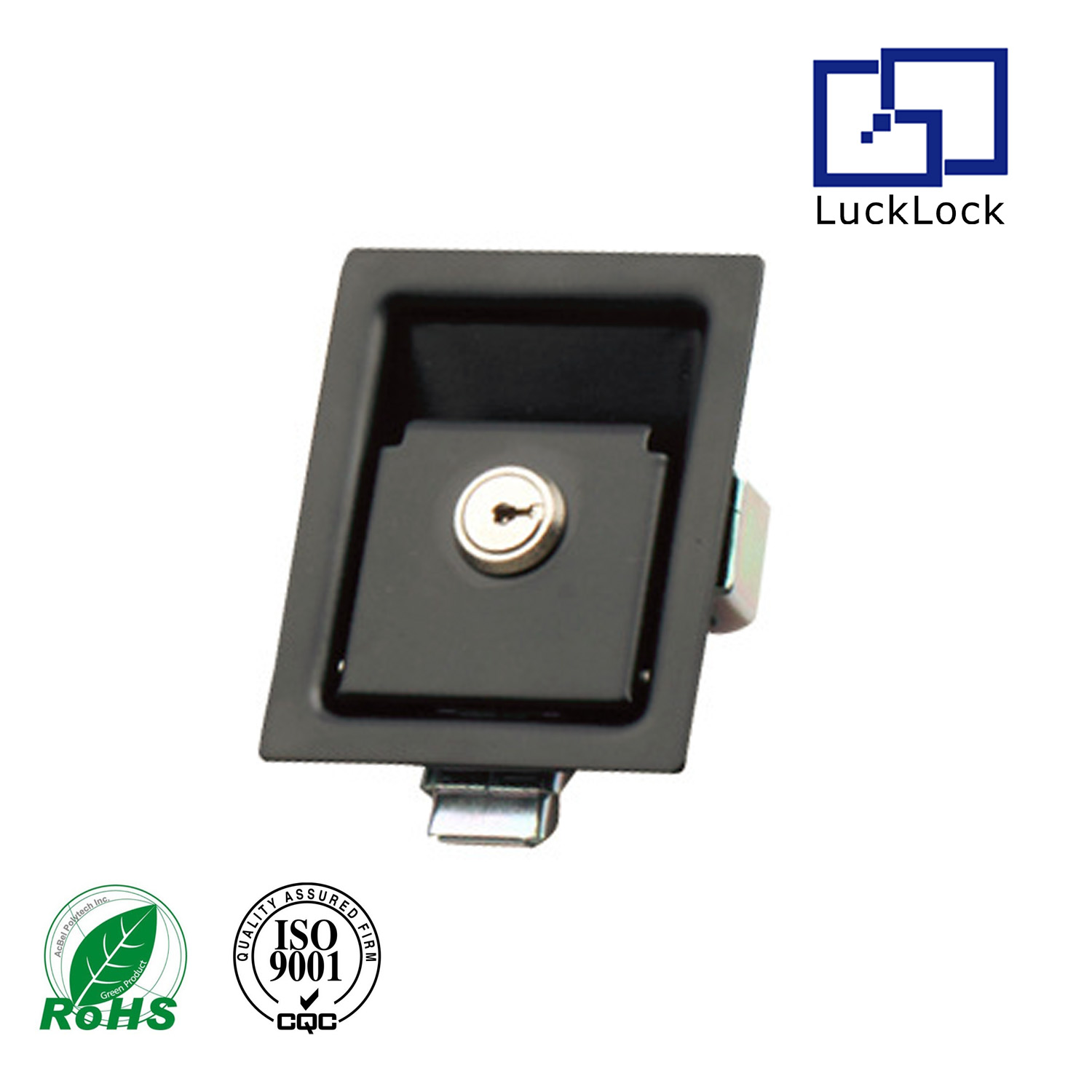 FS2292 MS866-4 Square Fire fighting Cabinet Lock With Handle And Flush Lock For Cupboard Door