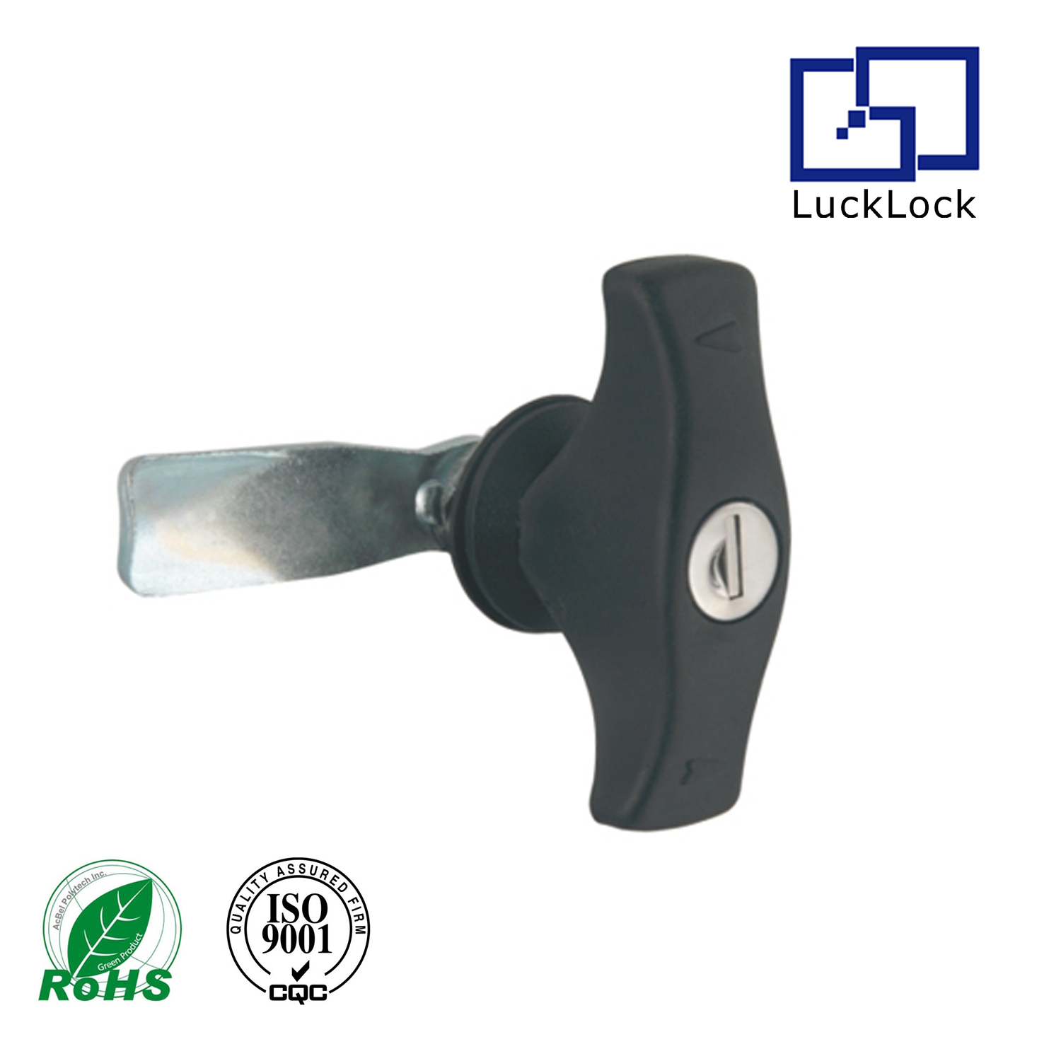 FS6356 Compression Cam Latch Hand Operated Fixed Grip T-Handle Lock