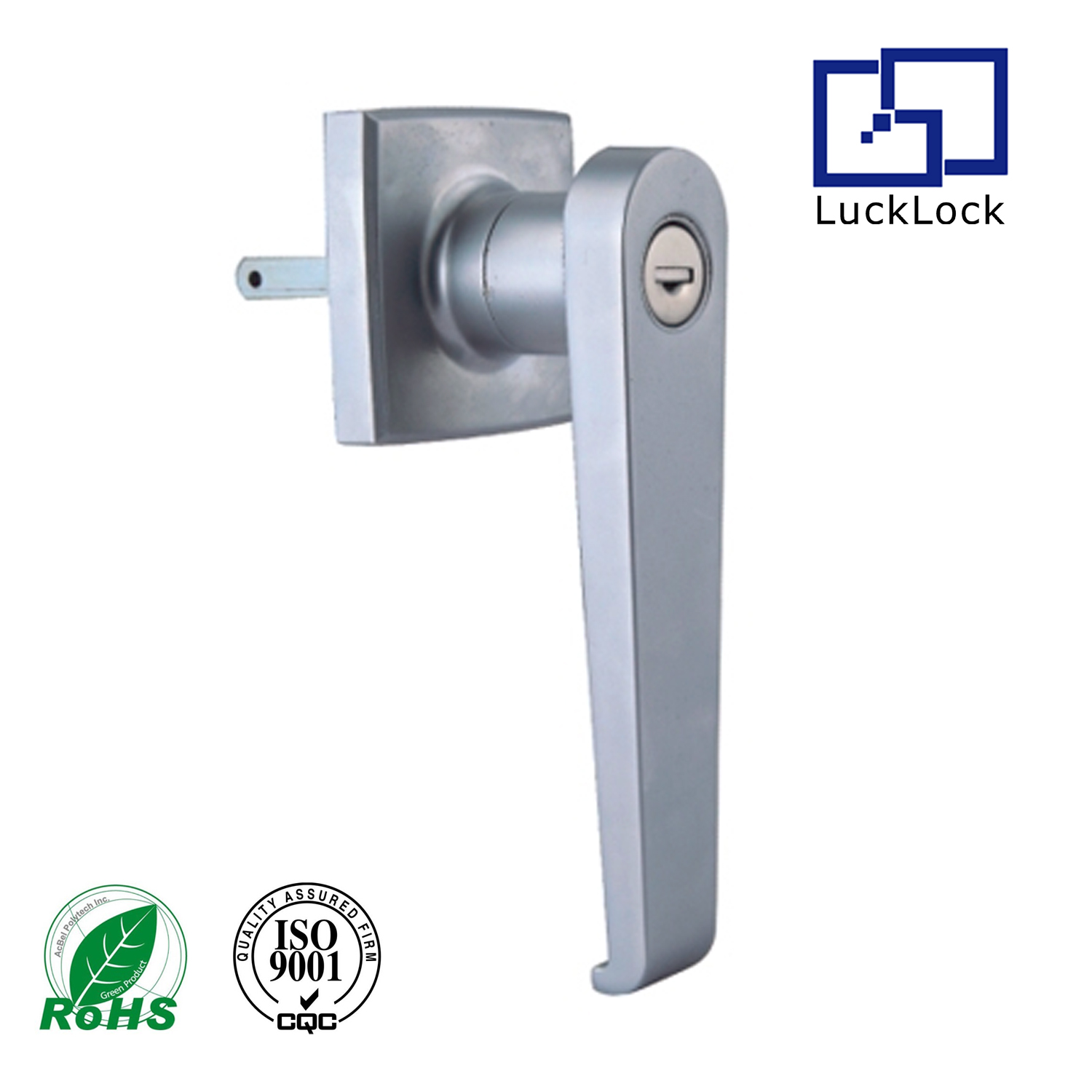FS6354 MS324 Steel Shaft Handle Lever Door with Lock For Furniture