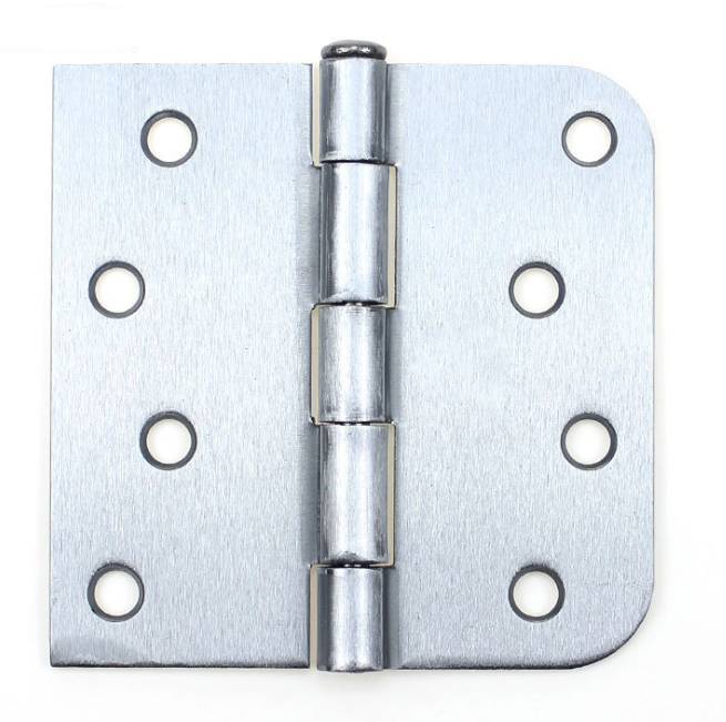FS7777 European style 4 inch single side rounded corner civil hing flat open iron hinge
