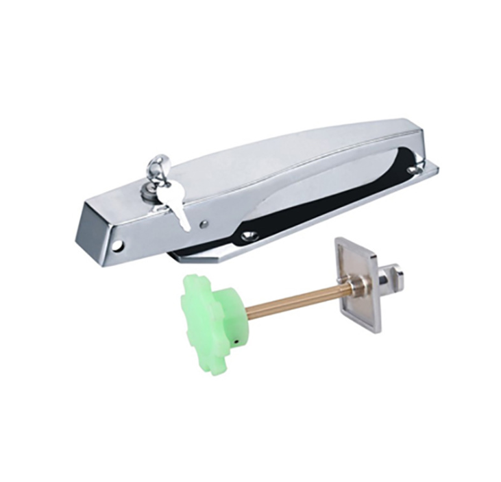 FS6656 YL-1333 Cold Storage Refrigerator Handle Latches With Key Freezer Door Lock