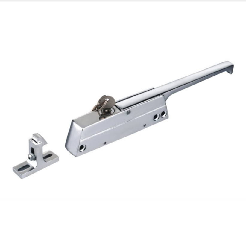 FS6641 Industrial Zinc AlloyFreezer Refrigerator Zinc Alloy Door Handle Lock Adjustable Freezer Door Lock