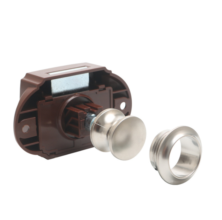 FS6681 Caravan Motorhomes RV Furniture Push Button Cupboard Door Lock Zinc Alloy as Draw Rohs,ce BAOTAI CN;ZHE