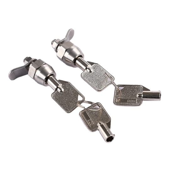 FS6880 Stainless steel inspection cabinet turn tongue lock garbage mechanical equipment door lock