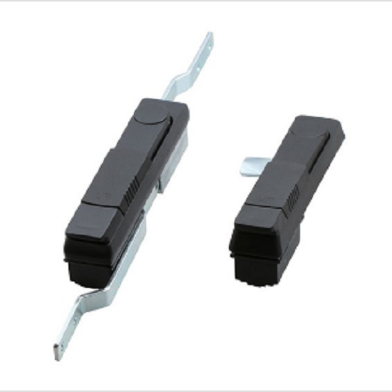 FS2239 MS848 Handle 90 Degrees Rotating Black PA Base Zinc Alloy Lock Head Connecting Rod Lock