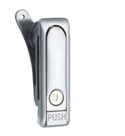 FS3116 AB102 Push Button Panel Lock With Key For Electrical Cabinet Door Swing Handle Locks