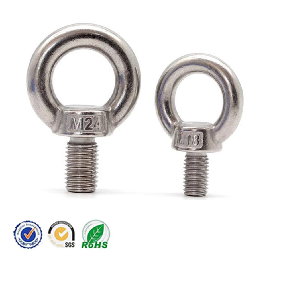 NUTS001 Stainless Steel Lifting Hilti Anchor Swivel Snap Hook Self Tapping M4 with Wing Nut Eye Bolt