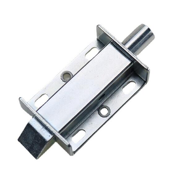 FS6973 MX05 small metal latch with linkage hole pull type telescopic door latch spring pull door latch