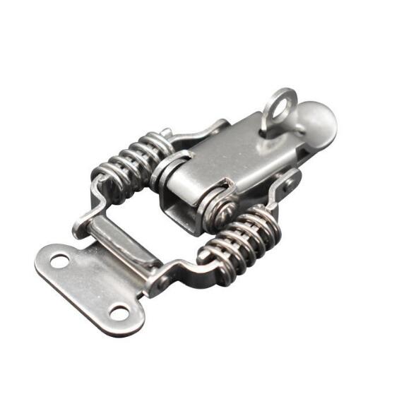 FS7004 304 stainless steel double spring box buckle connecting buckle belt lock hasp