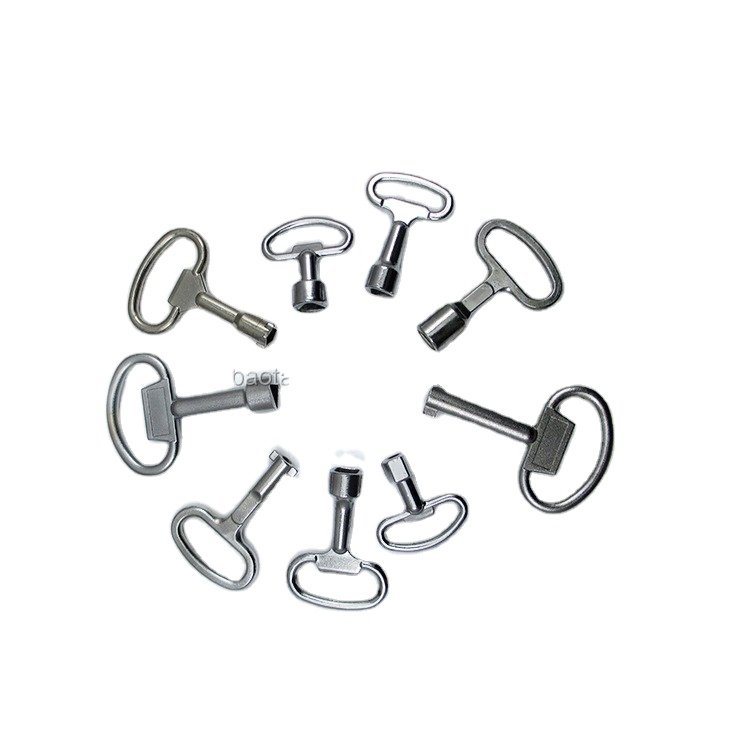 Zinc alloy key metal key for Industrial MS camlock