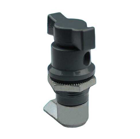 MS772 metal handle convenient cabinet lock ZIC Blue gray powder coated zinc zamak din en zamak din panel Cabinet Door cam locks