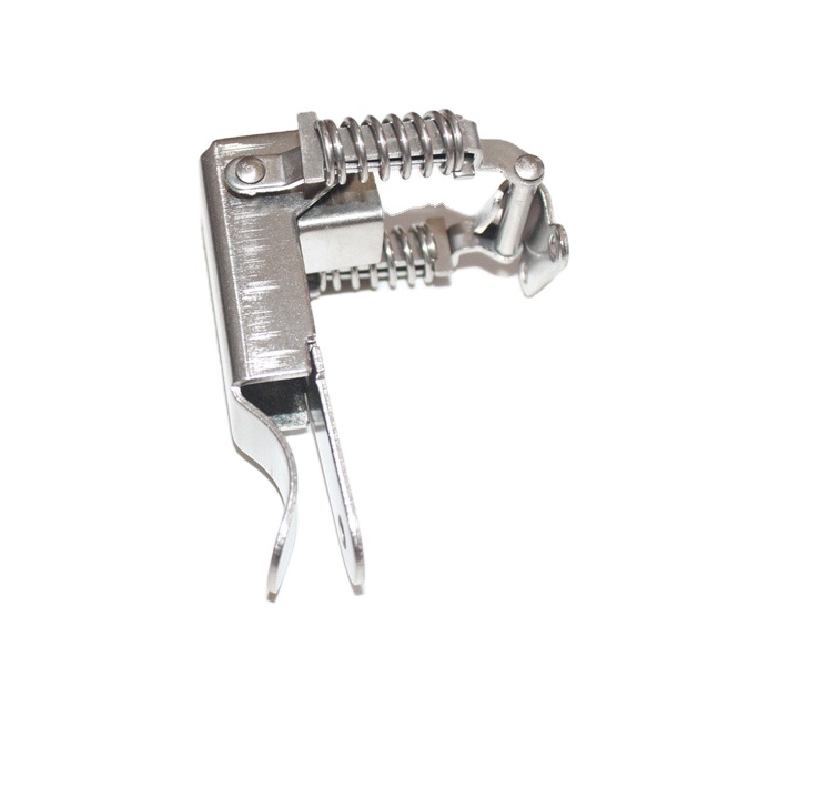 FS7019 90-degree Angle Stainless Steel Shock-absorbing Double Spring Buckle