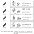 FS6089  FD  Gasket  Accessories Lock Adapter for Electrical Cabinet Door Use