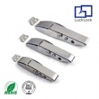 FS6147  Auto-locking Stainless Steel Concealed Toggle Latch