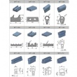 FS6089-1 MFT   Gasket  Accessories Lock Adapter for Electrical Cabinet Door Use