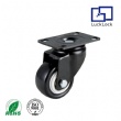 FS6173  Red Polyurethane Wheels 2 inch 1.5 inch Caster Wheels Swivel Plate
