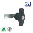 FS6356  Compression Cam Latch Hand Operated Fixed Grip T-Handle Lock