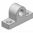 RG004 zinc alloy lock rod fixing buckle power distribution cabinet flat rod supporting accessory fixing parts