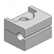 RG006-1 RG006-2 Zinc alloy lock rod fixing parts PA lock rod pull rod guide