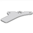 Lock accessories S3B6500, AB lock plate steel bolt