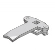 S3B6000A Switch control power distribution cabinet door lock accessories two-point steel bolt