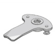 Lock accessories S3B6300A three-point lock plate, T-shaped bolt, three-point steel bolt