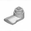 S1B6800X straight bolt lock fittings zinc alloy lock plate flat steel bolt