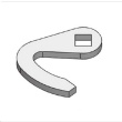 S1B2836H Switch control power distribution cabinet door lock accessories three-point steel bolt