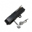 FS6578 Zinc Alloy Industrial Cabinet Door Lock Black Flat Lock Switch Control Panel Lock With Keys